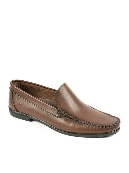 Boxer Men's Leather Loafers Tabac Brown