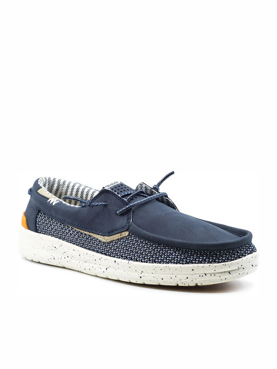 Hey Dude Welsh Grip Men's Moccasins Navy