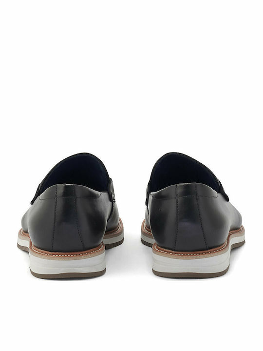 Men's Leather Moccasins Black