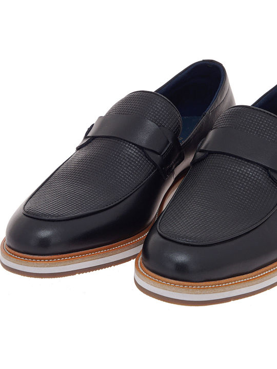 Men's Leather Moccasins Black
