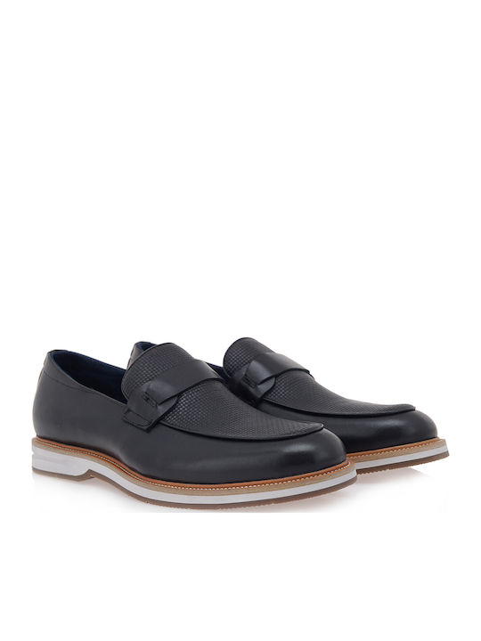 Men's Leather Moccasins Black