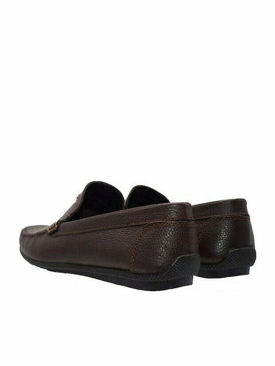 Men's Leather Moccasins Brown