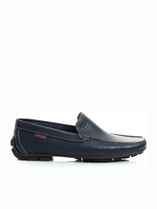 Sea & City Men's Leather Moccasins Black