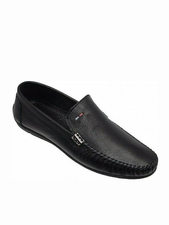 Cockers Men's Leather Moccasins Black