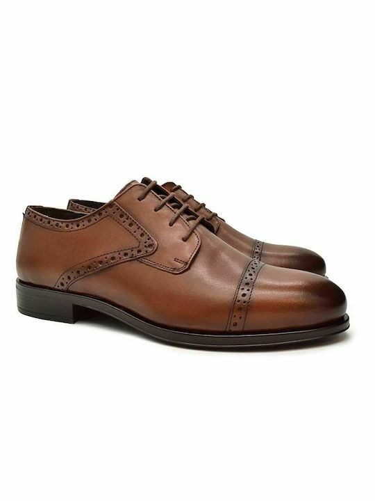 Hawkins Premium Leder Herren Freizeitschuhe Tabac Braun