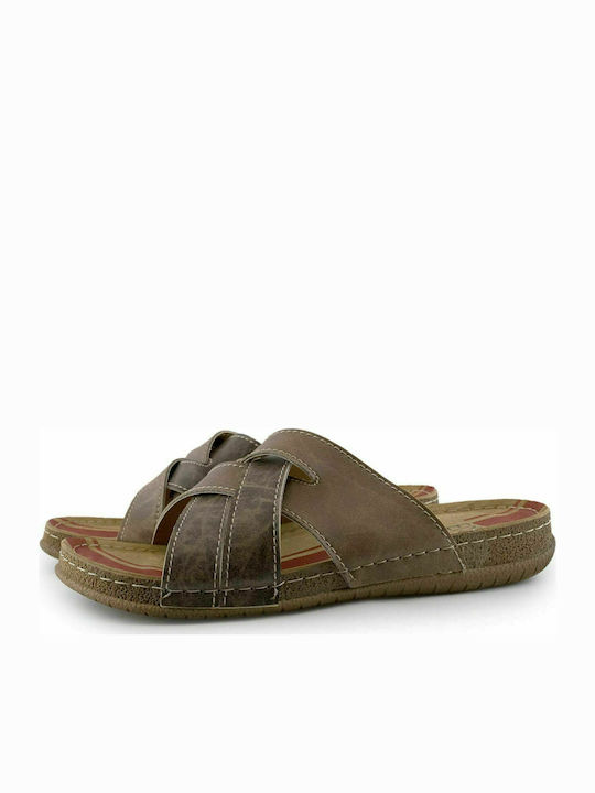 Zak 3424 Herrensandalen in Braun Farbe