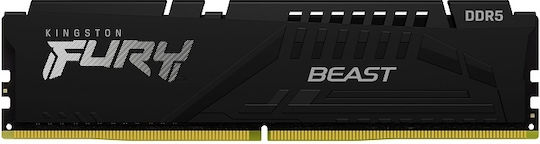 Kingston Fury Beast DDR5 64GB RAM με 2x32GB Modules και Ταχύτητα 5600 για Desktop