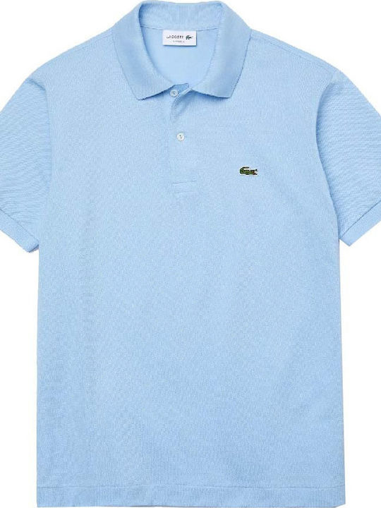 Lacoste Herren Shirt Kurzarm Polo Hellblau