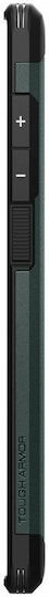 Spigen Tough Armor Back Cover Plastic 2mm Abyss Green (Galaxy S22 Ultra)