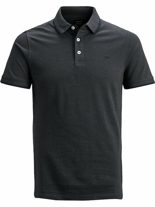 Polo T-shirt Dark Grey Melange 12136668