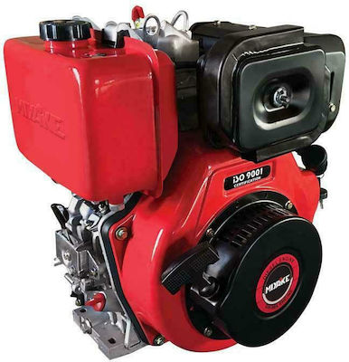 Miyake LD178E Diesel Engine 276cc 7hp Maximum Revolutions 3600rpm Horizontal Axis with Keyway and Starter