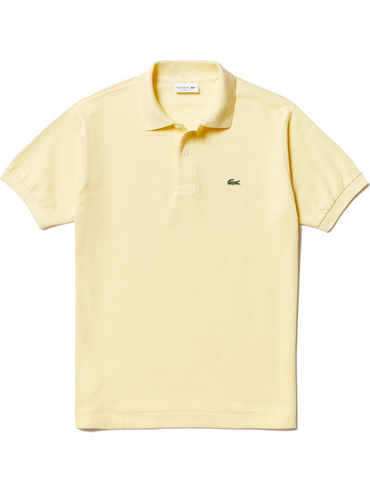 Lacoste Herren Shirt Kurzarm Polo Gelb