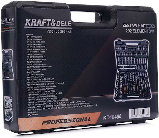 Kraft & Dele Tool Case with 292 Tools