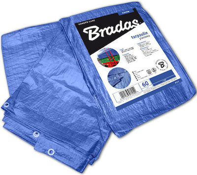 Bradas Wasserdicht Plane 60gr/m² 6x10m. Licht Typ Blau