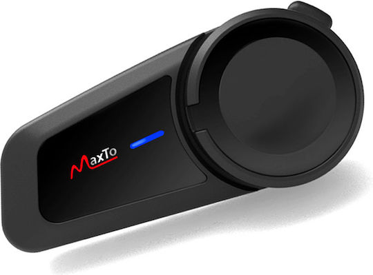 Maxto M2 Intercom Μονή Ενδοεπικοινωνία για Κράνος Μηχανής με Bluetooth