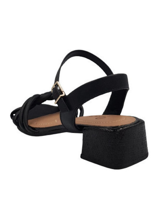 Leder Sandalen Anatomisch Schwarz