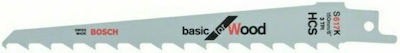 Bosch S617K Blade Basic For Wood for Wood 150mm 2pcs