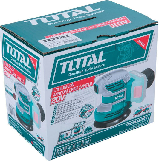 Total TROSLI2001 Έκκεντρο Τριβείο Χούφτας 125mm Μπαταρίας Solo με Σύστημα Αναρρόφησης