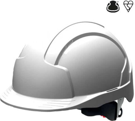 JSP Evolite AJB170 522182 Κράνος Baustelle Weiß