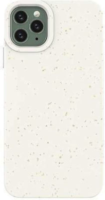 Hurtel Eco Silicone Back Cover White (iPhone 12 / 12 Pro)