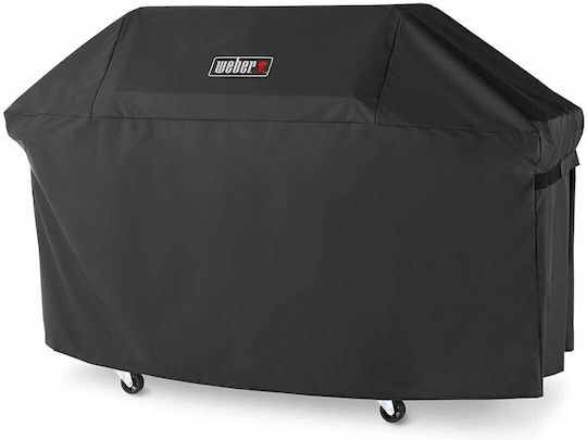 Weber Premium Grill Cover Black from Polyester with UV Protection 110.24cmx18.54cmx65.02cmcm