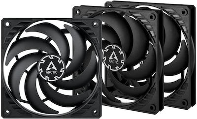 Arctic P12 Slim PWM PST Case Fan 120mm με Σύνδεση 4-Pin 3τμχ