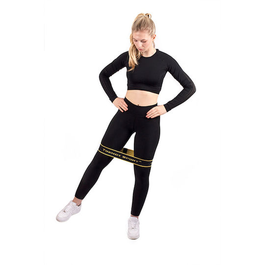 Trendy Sport Widerstandsbänder Schleife Licht Schwarz 0.06m