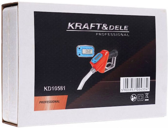 Kraft & Dele KD10581 Duze pentru furtunuri Benzină/ulei cu contor electronic și afișaj LCD