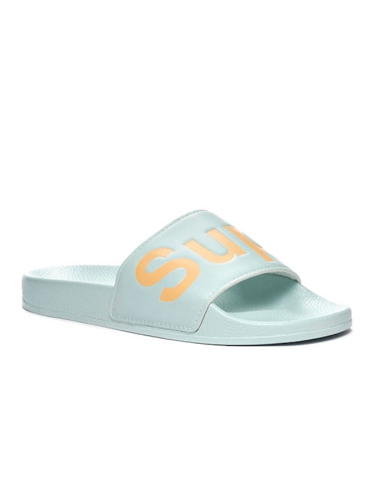 1908 Women's Slides Sky Blue