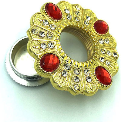 Reliquary Screw with Red Stones