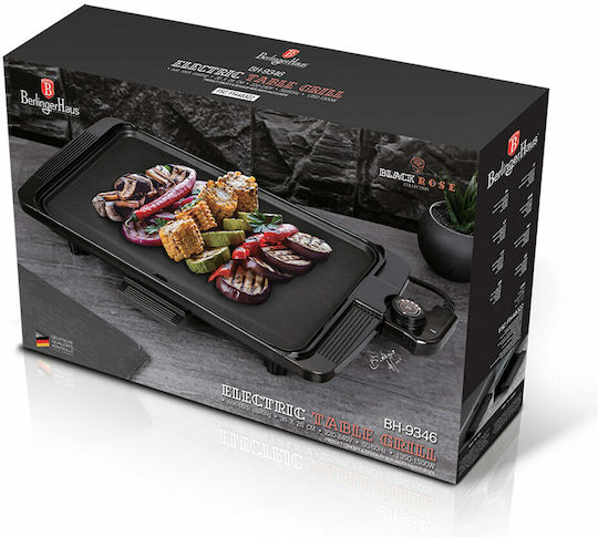 Berlinger Haus Teppanyaki Grillplatte mit einstellbarem Thermostat 1500W 36x26cm