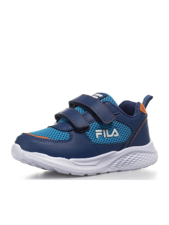 Comfort Happy Kinder Sneakers mit Klettverschluss Blau