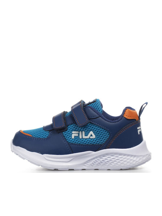 Comfort Happy Kinder Sneakers mit Klettverschluss Blau