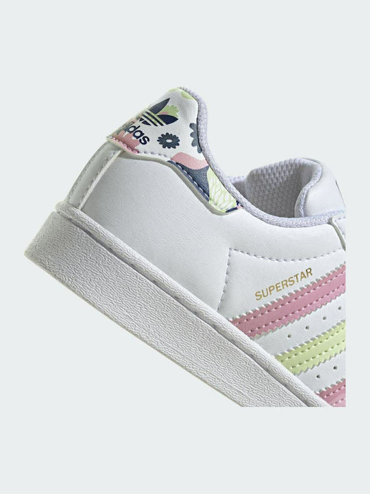 Superstar Superstar Kids Sneakers Cloud White / Almost Lime / True Pink