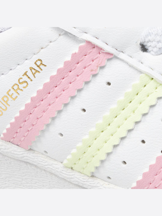 Superstar Superstar Kids Sneakers Cloud White / Almost Lime / True Pink