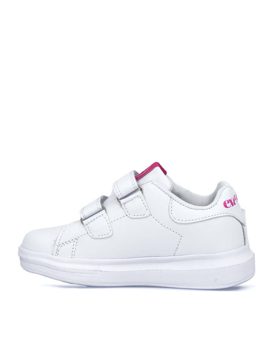 Παιδικά Sneakers με Σκρατς Λευκά