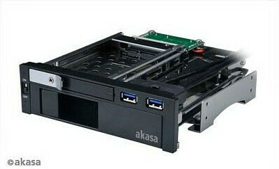Akasa Lokstor M51 Akasa Festplatten-Zubehör Drive Bay Schwarz