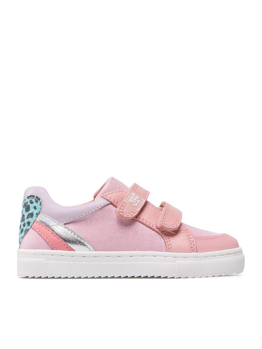 Παιδικά Sneakers Ανατομικά με Σκρατς Ροζ