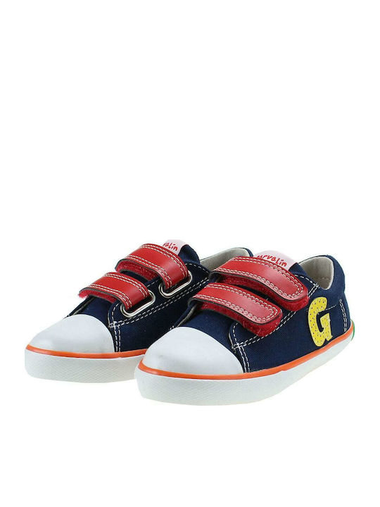 Παιδικά Sneakers Ανατομικά με Σκρατς Μπλε