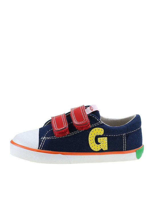 Παιδικά Sneakers Ανατομικά με Σκρατς Μπλε