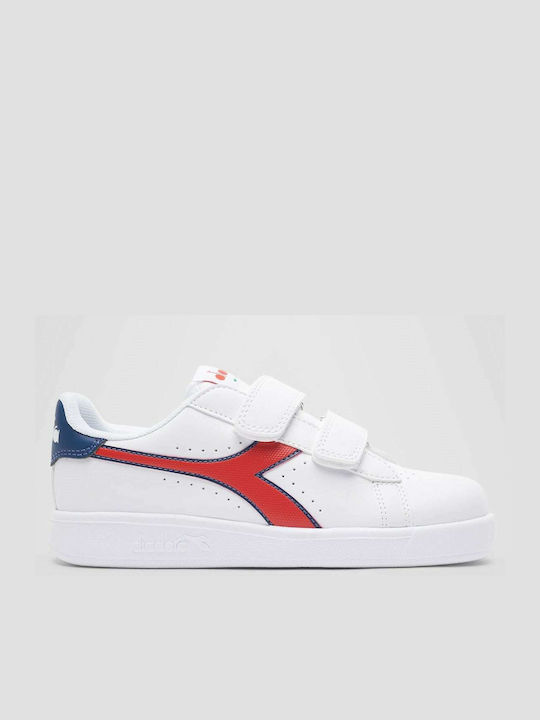 Diadora Kids Sneakers with Scratch White