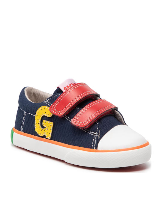 Παιδικά Sneakers Ανατομικά με Σκρατς Μπλε
