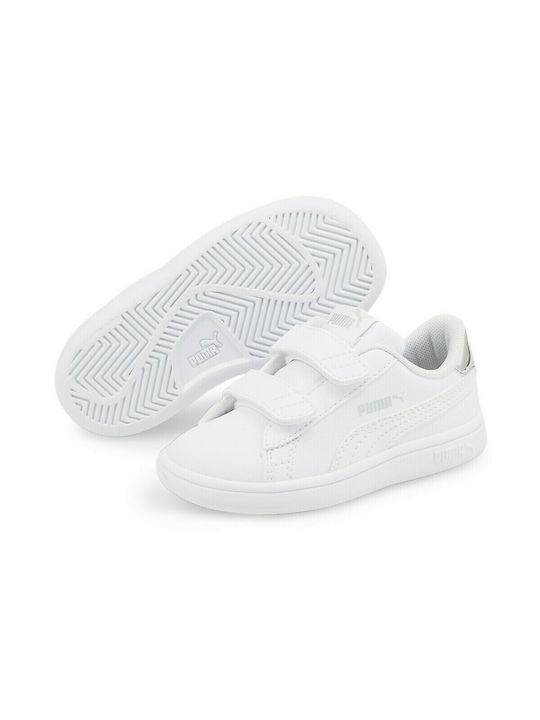 Puma Kids Sneakers with Scratch White