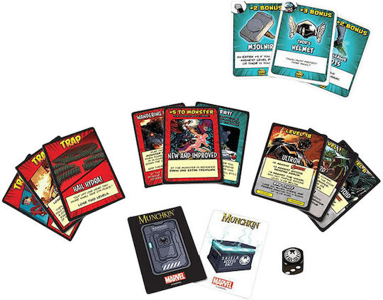 Spiel Erweiterung Munchkin Marvel Card 10+ Jahre (EN) USAopoly
