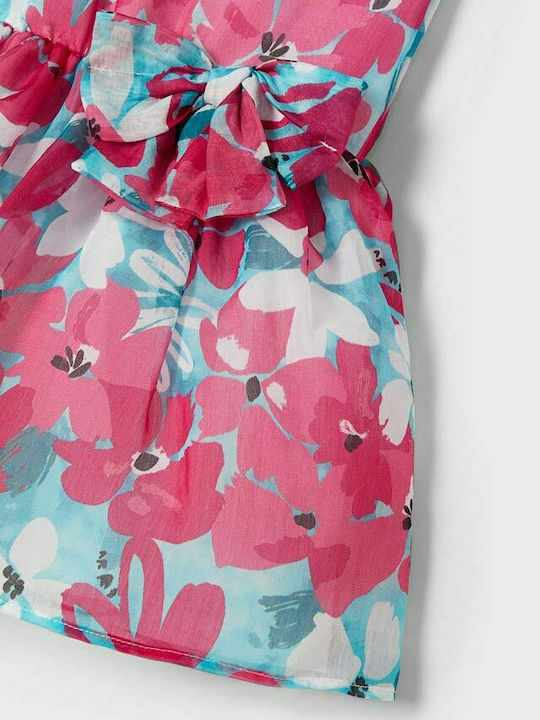 Mädchenkleid Ärmellos Türkis