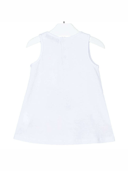 Losan Kids Dress Sleeveless White