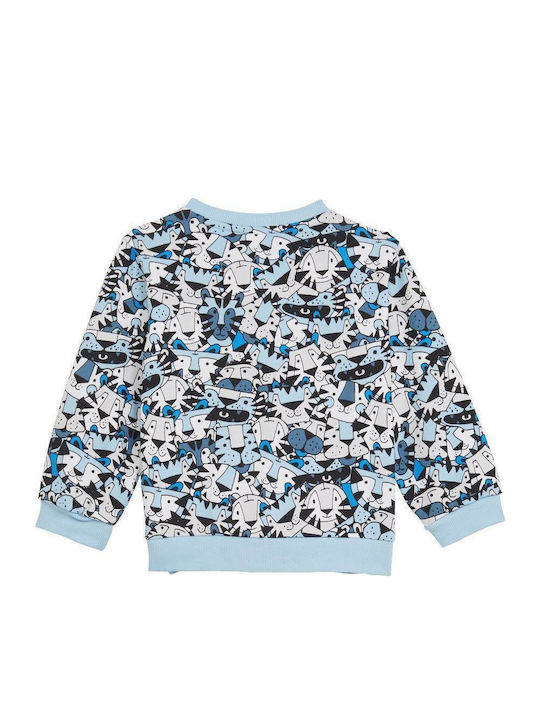 Kinder Sweatpants Set - Jogginganzug Hellblau 2Stück Graphic
