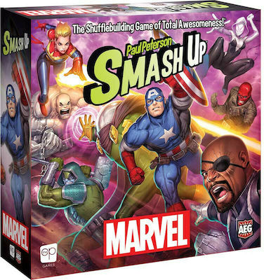 Alderac Joc de Masă Smash Up: Marvel pentru 2-4 Jucători 12+ Ani USOSM011-000