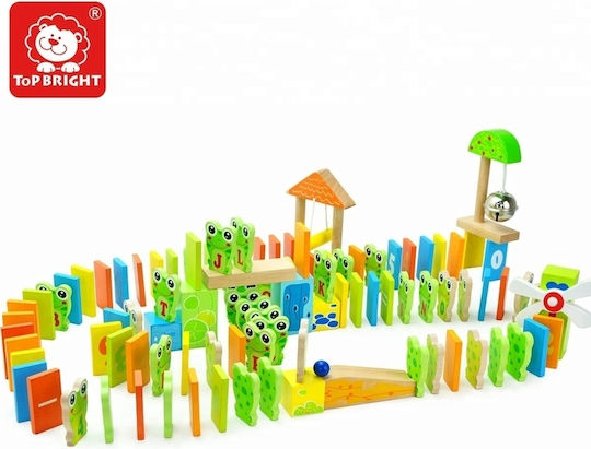 Board Game Super Wooden Frog Domino 3+ Years Old (EN) Top Bright