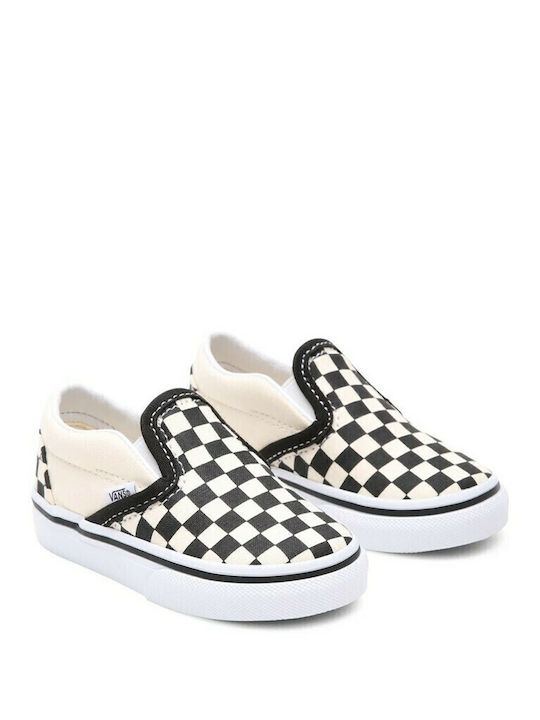 Checkerboard Παιδικά Sneakers Slip-on Πολύχρωμα